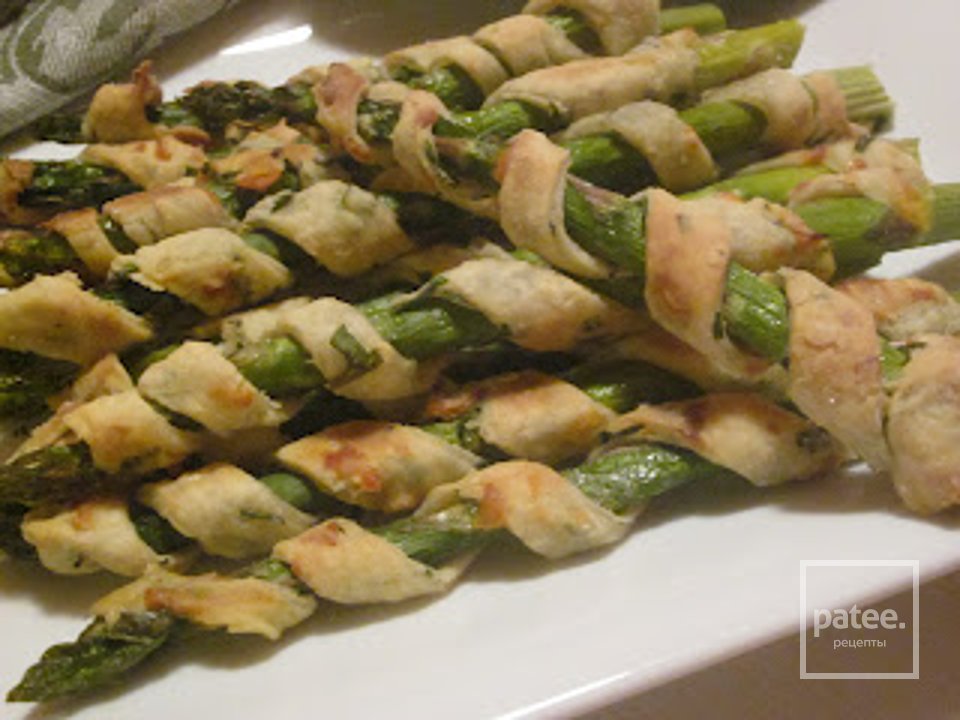 Спаржа в спиралях из теста - Шаг 5