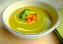 Тыквенный суп с брокколи