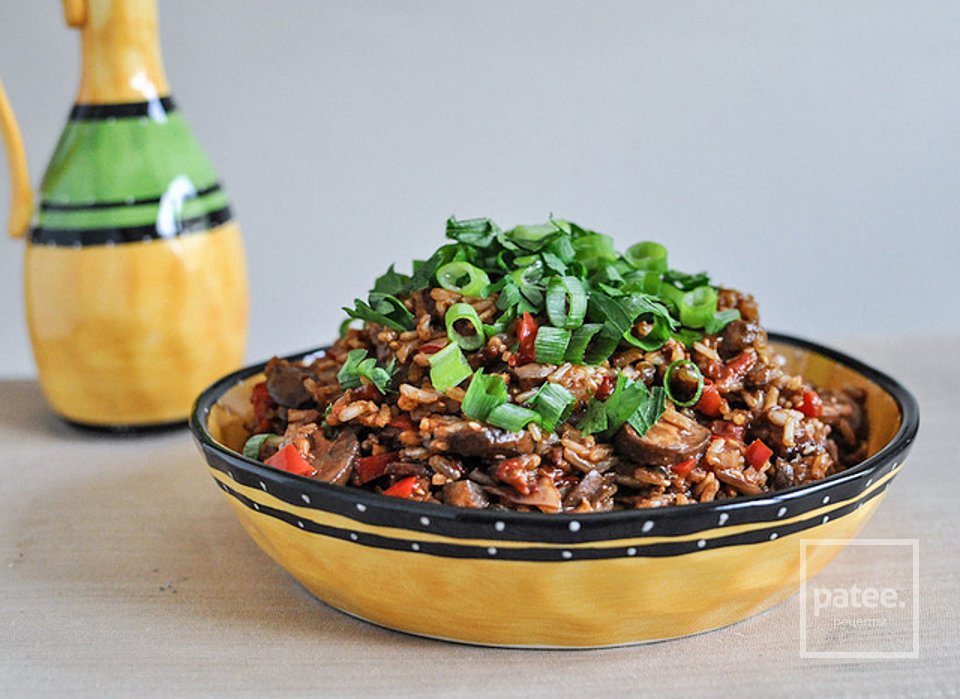 Рис с пряностями, беконом и шоколадом - Шаг 7