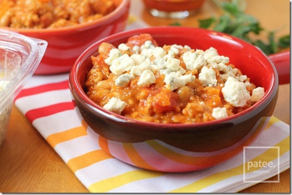 Курица с овощами под соусом Буффало - Шаг 7