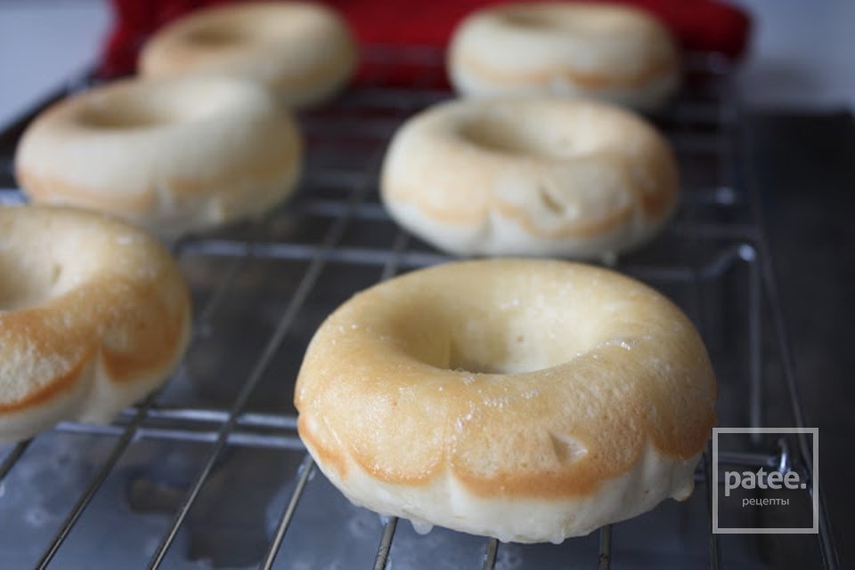 Пончики с клубникой и сливками - Шаг 8