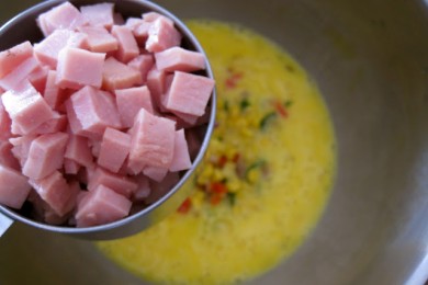 Картофельный пирог с кукурузной сальсой - приготовление