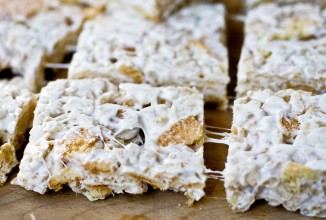 Ванильное печенье с воздушным рисом