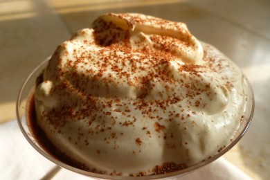 Десерт из горького шоколада - приготовление