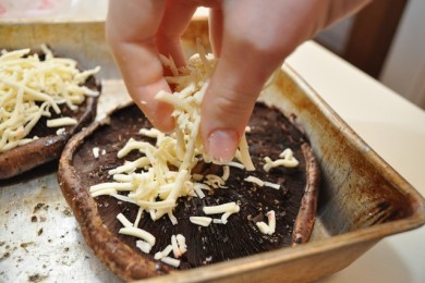 Запеченные шампиньоны - приготовление