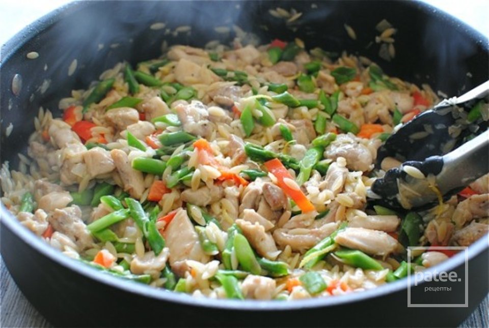 Ризотто с курицей и овощами - Шаг 10