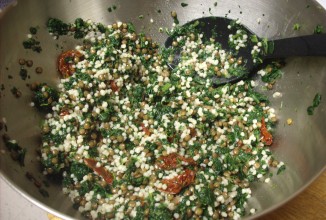 Кускус с чечевицей