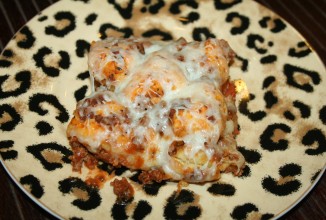 Пицца-запеканка с говядиной и индейкой