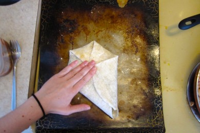 Хрустящие лепешки с курицей и овощами - приготовление