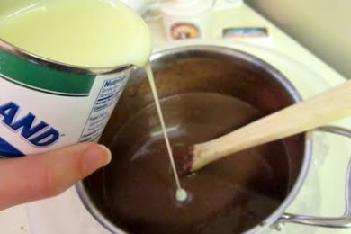 Шоколадное мороженое - приготовление