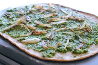 Запеченные лепешки с овощами - приготовление