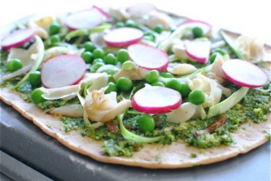 Запеченные лепешки с овощами - приготовление