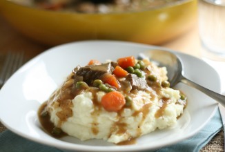 Говядина по-ирландски с пюре