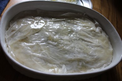 Спанакопита - приготовление