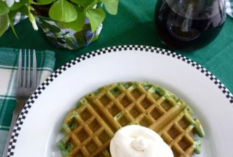 Зеленые вафли