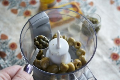 Топенад лимонный - приготовление