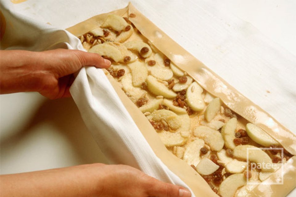 Яблочный штрудель - Шаг 6