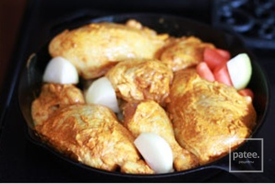 Жареная курица по-индийски - Шаг 4