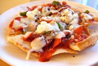 Пицца Начос с пепперони