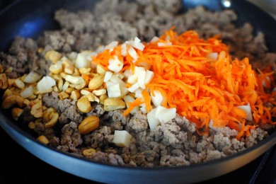 Фарш индейки в имбирном соусе - приготовление