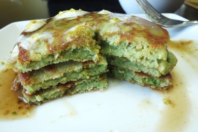 Фисташковые оладьи - приготовление