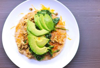 Буррито на  завтрак