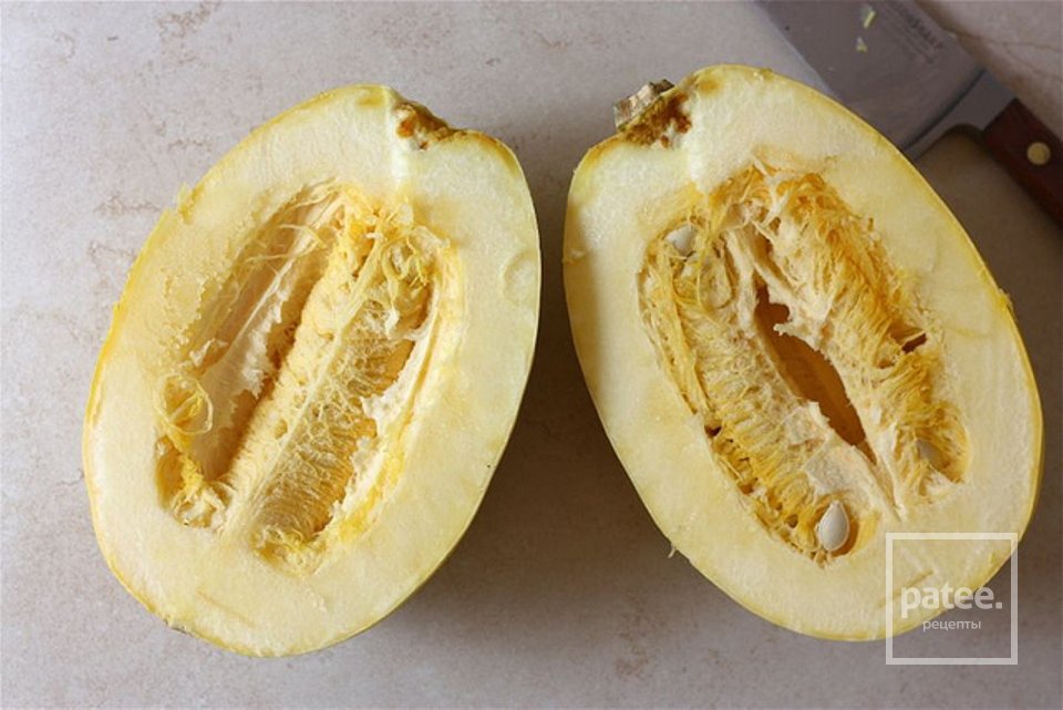 Спаржевая запеканка с тыквой - Шаг 1