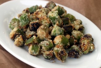 Жареная бамия