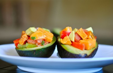 Рецепт Картофельный салат с авокадо и овощами