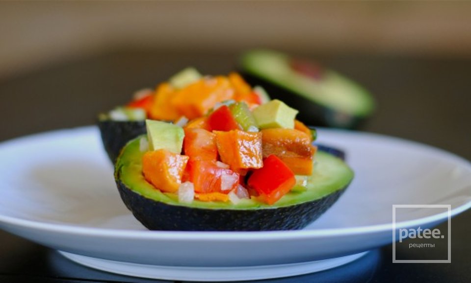 Картофельный салат с авокадо и овощами - Шаг 5