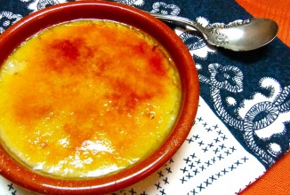 Каталонский крем с миндальным молоком