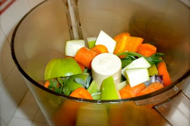 Хэш из овощей и свинины - приготовление