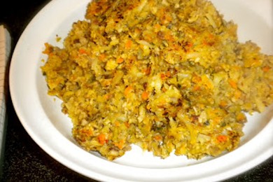 Хэш из овощей и свинины - приготовление