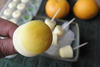 Апельсиново-ванильные конфеты из йогурта и без сахара