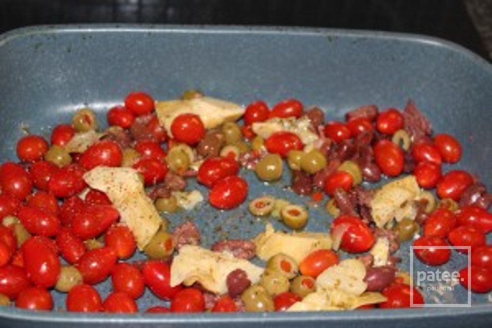 Сырные клецки с соусом Антипаста - Шаг 9