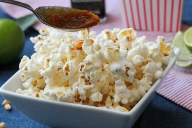 Попкорн с копченой паприкой и соком лайма - приготовление