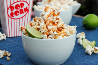 Попкорн с копченой паприкой и соком лайма - приготовление