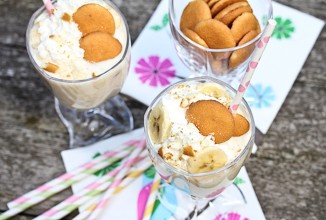 Молочный коктейль с бананами