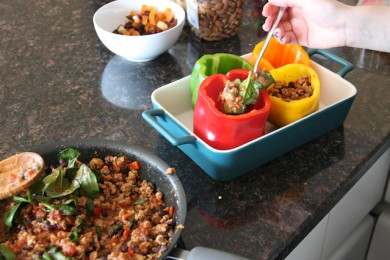 Фаршированный перец по-мексикански - приготовление