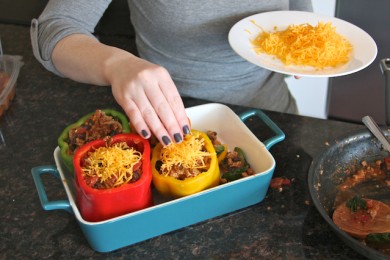 Фаршированный перец по-мексикански - приготовление