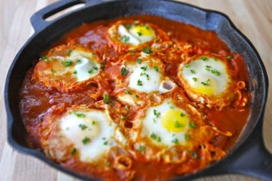 Шакшука - приготовление