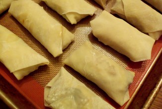 Роллы с овощной начинкой