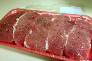 Свиные отбивные с грибами - приготовление