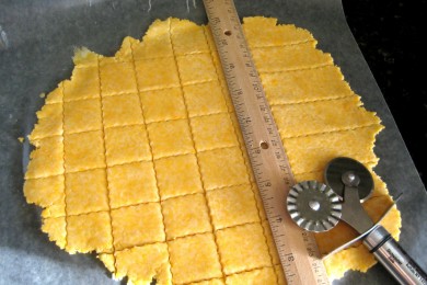 Крекеры с сыром - приготовление