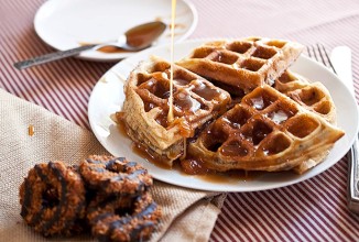 Вафли из крошенного печенья