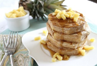 Блины с ананасами