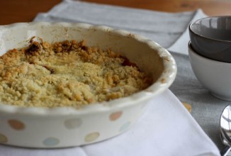 Яблочно-клюквенная запеканка