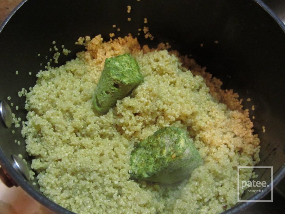 Курица с соусом Песто и семенами квиноя - Шаг 5
