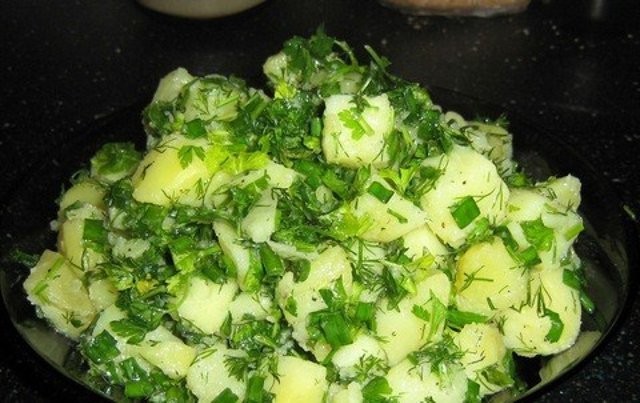 Легкий картофельный салат