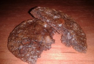 Шоколадное печенье с нутеллой